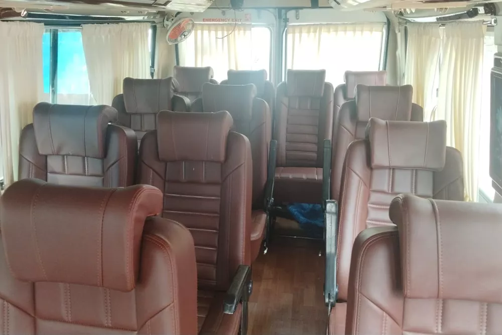 AC and Non-AC tempo traveller for rent hubli